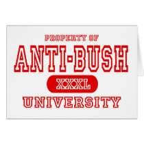 Anti-Bush University Cards