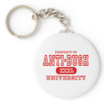 Anti-Bush University Keychains
