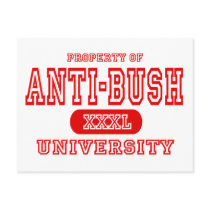 Anti-Bush University postcards by universityshirts Anti-Bush University postcards
