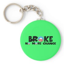 Anti change,anti Obama Keychain