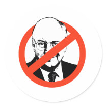 ANTI-CHENEY ROUND STICKERS