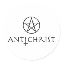 Anti-Christian Round Sticker