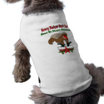 Anti-Christmas Honey Badger Pet T-shirt