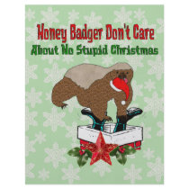 Anti-Christmas Honey Badger Personalized Flyer