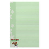 Anti-Christmas Honey Badger Stationery Paper