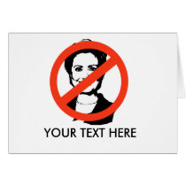 ANTI-CLINTON / ANTI-Hillary Clinton Greeting Cards