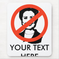 ANTI-CLINTON / ANTI-Hillary Clinton Mouse Mat