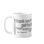 anti-comfort zone coffee mug