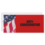 Anti-Conservative Rack Card