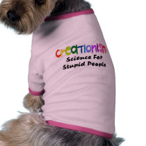 Anti-Creationism Dog T Shirt