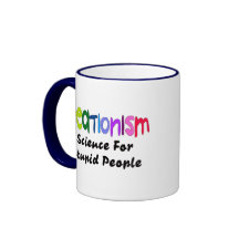 Anti-Creationism mug