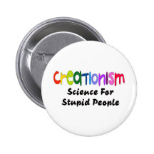 Anti-Creationism Pinback Buttons