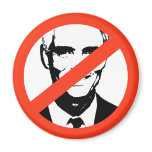 ANTI-CRIST: ANTI-Charlie Crist Gear Refrigerator Magnet
