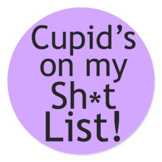 Anti Cupid Gifts sticker