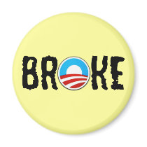 Anti debt,anti Obama Refrigerator Magnet