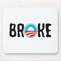 Anti debt anti Obama Mouse Pad