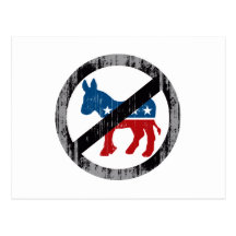 ANTI-DEMOCRAT black Faded.png Postcards