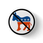 Anti-Democrat Button