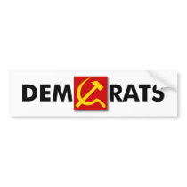 Anti Democrat “DemRats” Bumper Stickers