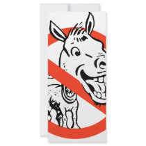 Anti-Democrat Personalized Rack Card