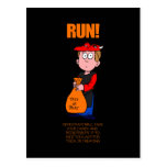 Anti-Democrat Trick or Treat Halloween Postcard