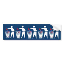 Anti Democrats bumper stickers