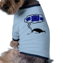 Anti EU anti Euro EU makes me puke Doggie Tshirt