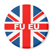 Anti EU British flag magnets