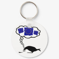 Anti EU the EU makes me puke UKIP keychains by LIMEYBOY Anti EU the EU makes me puke UKIP keychains