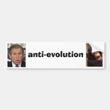 Anti-Evolution Bumper Sticker