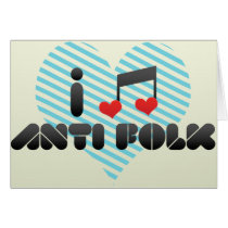 Anti Folk fan Card