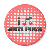Anti Folk fan Fridge Magnets