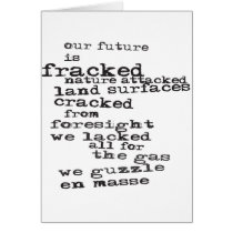 Anti-Fracking Greeting Cards