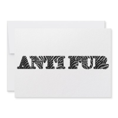 Anti Fur/Animal Protection Personalized Invitation by riverme