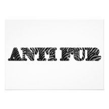 Anti Fur/Animal Protection Personalized Invitation