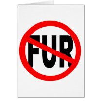 Anti Fur Design Card