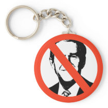 ANTI-GEORGE W BUSH GEAR KEYCHAIN