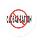 Anti-Globalization stickers