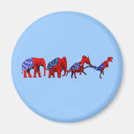 Anti-GOP Anti-Republican Evolution Satire Magnets