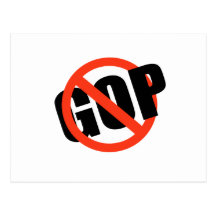 ANTI-GOP POST CARD
