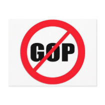 Anti-GOP Post Card