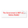 Anti Government Bumper Stickers