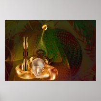 Anti gravity still life by Anjo Lafin Poster