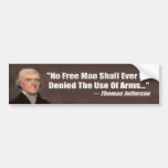 Anti Gun Control - Gun Rights Bumper Sticker