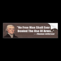 Anti Gun Control - Gun Rights bumper stickers