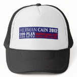 Anti Herman Cain 2012 President 999 PLAN Design Mesh Hat