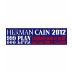 Anti Herman Cain 2012 President 999 PLAN Design Tshirts