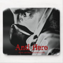 Anti-Hero Respirator Mousepad by Phaeidra Anti-Hero Respirator Mousepad