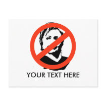 ANTI-HILLARY: ANTI-Hillary Clinton Postcard