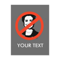 ANTI-HILLARY CLINTON 1 POSTCARD